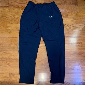 Nike Blue Dri-Fit Panta with Elastic Waistband and Seam Details